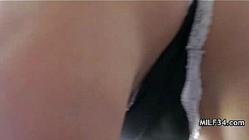 Horny milf can't wait to fuck hubby