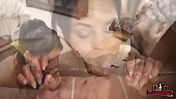 Brunette cougar squirting maid tag teamed by basketball bbc teammates