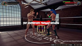 Jay vs twiggy nf3d mixed mma combat ring battle