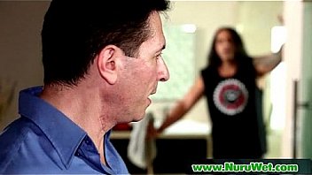 Sexy massage girl nuru massage fuck 21