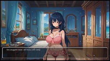 Bluring the walls romance hentai game ep 6 wet dreams with horny crowd on the beach