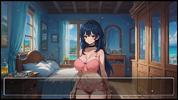 Bluring the walls romance hentai game ep 6 wet dreams with horny crowd on the beach