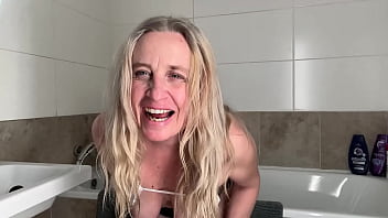 Hot prolapse masturbating in bathroom