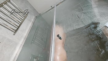 Fluffy bush in the shower