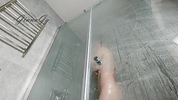 Fluffy bush in the shower