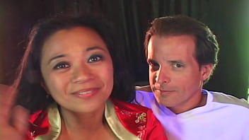 Nyotaimori petite asian milf becomes a human sushi