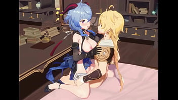 Genshin impact – ganyu x aether sex in lantern event 3d hentai animation