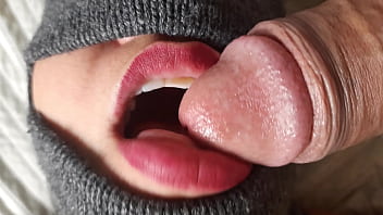 Blowjob closeup Blowjob closeup