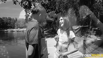 Unforgettable double penetration action with brunette babe megan venturi gp1275