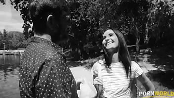 Unforgettable double penetration action with brunette babe megan venturi gp1275