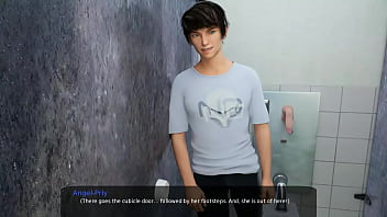 Sex game teacher and student in toilet Sex game teacher and student in toilet
