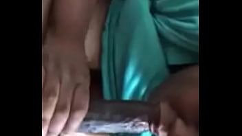 Black amateur girl gives a blowjob