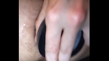 Playing with my king size plug & gaping