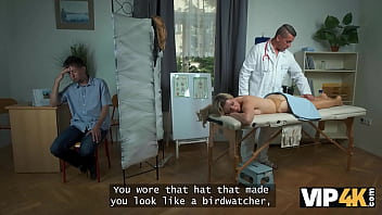 Vip4k doctor massaged her pussy hot sex with andrea & steve q