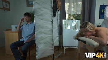 Vip4k doctor massaged her pussy hot sex with andrea & steve q