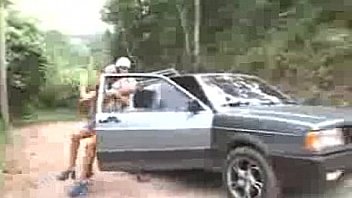 Sexy latina fucked by 2 guys