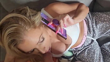 Free use slut gets fucked on a phone call