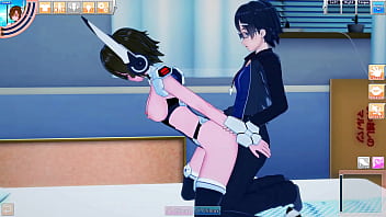 Guy's android girl sucks and fucks him to many orgasms