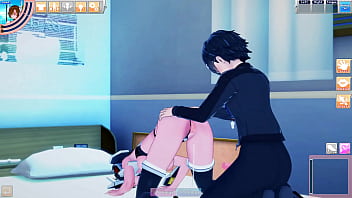 Guy's android girl sucks and fucks him to many orgasms