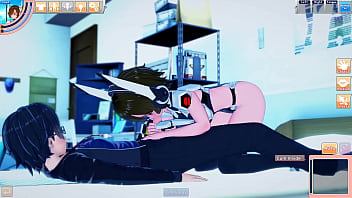 Guy's android girl sucks and fucks him to many orgasms