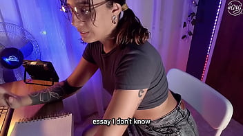 I show my tits to my stepbro