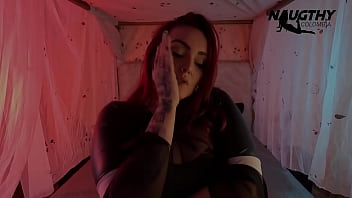 Candlelight and masturbation game