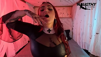 Candlelight and masturbation game