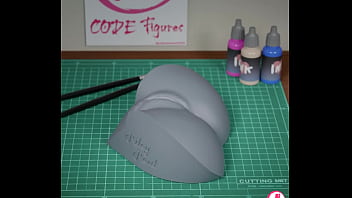 3d render of riley pornstar hip