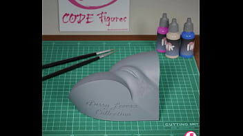 3d render of riley pornstar hip