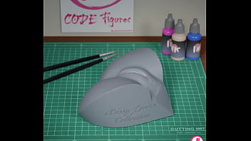 3d render of riley pornstar hip