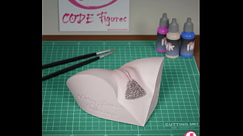 3d render of riley pornstar hip