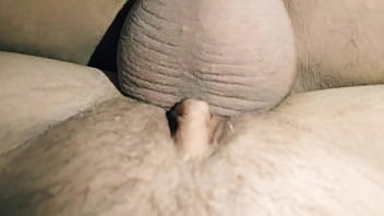 Homemade anal close up with skinny mature couple