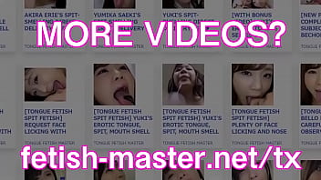 Japanese asian tongue spit fetish Japanese asian tongue spit fetish