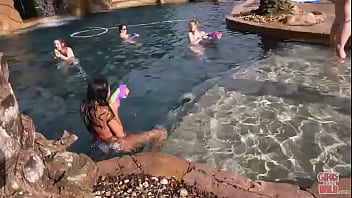 Lola masturbates in the grotto