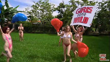 Lola masturbates in the grotto