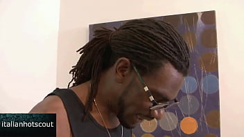 Black male with huge cock fucks a beautiful blonde girl