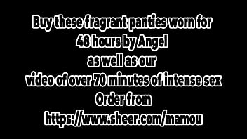 Buy these fragrant panties worn for 48 hours by jupiluni as well as our video of over 70 minutes of intense sex order from