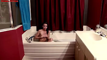 Norah nova stepbrother records her rub in the tub