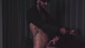 The bum boyfriend climbs through the window and fucks the petite girl while her parents are asleep