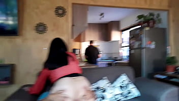 I send my cuckold husband to the kitchen while i fuck his best friend