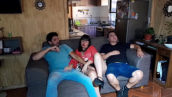 I send my cuckold husband to the kitchen while i fuck his best friend