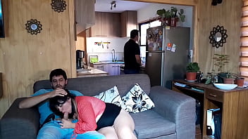 I send my cuckold husband to the kitchen while i fuck his best friend