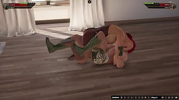 Lillith vs evan nf3d video game sex combat apartment