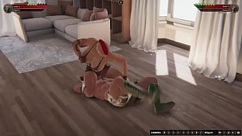 Lillith vs evan nf3d video game sex combat apartment