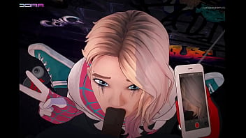 Spider woman blows ya cock