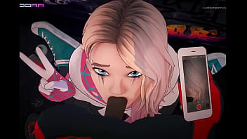 Spider woman blows ya cock