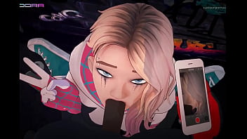 Spider woman blows ya cock