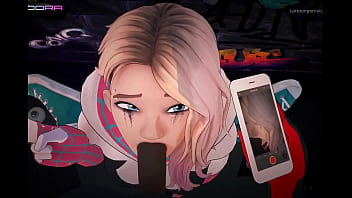 Spider woman blows ya cock