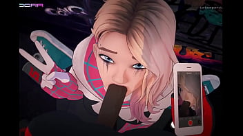 Spider woman blows ya cock