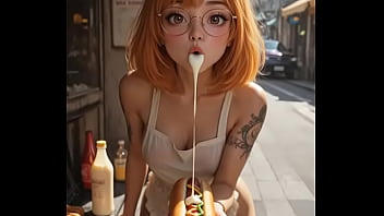 She loves adding mayonnaise to your sausage